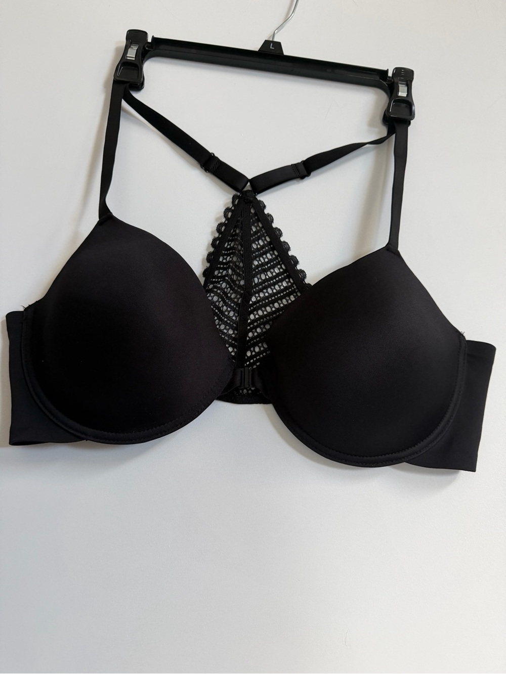 Just Be Black Lace-Back T-Shirt Bra - Women Intimates, like New